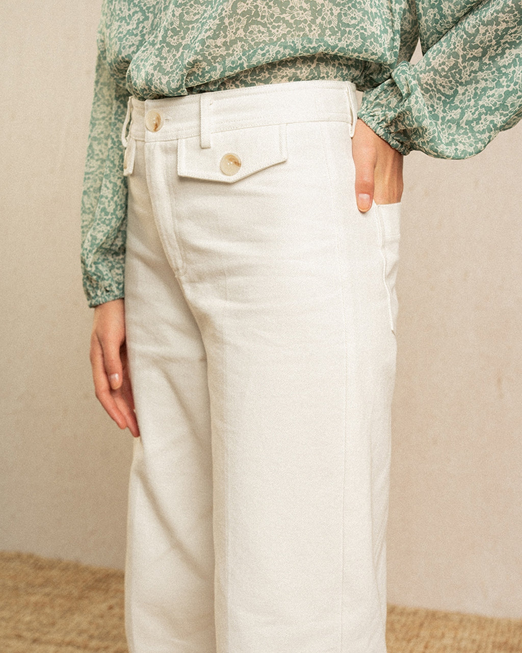 Pantalon Imaginative - Blanc