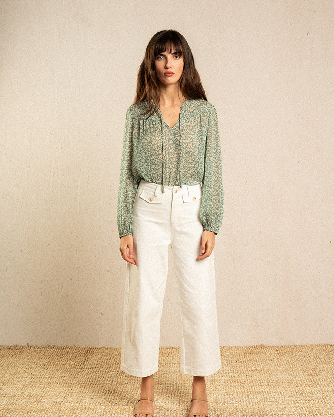 Pantalon Imaginative - Blanc