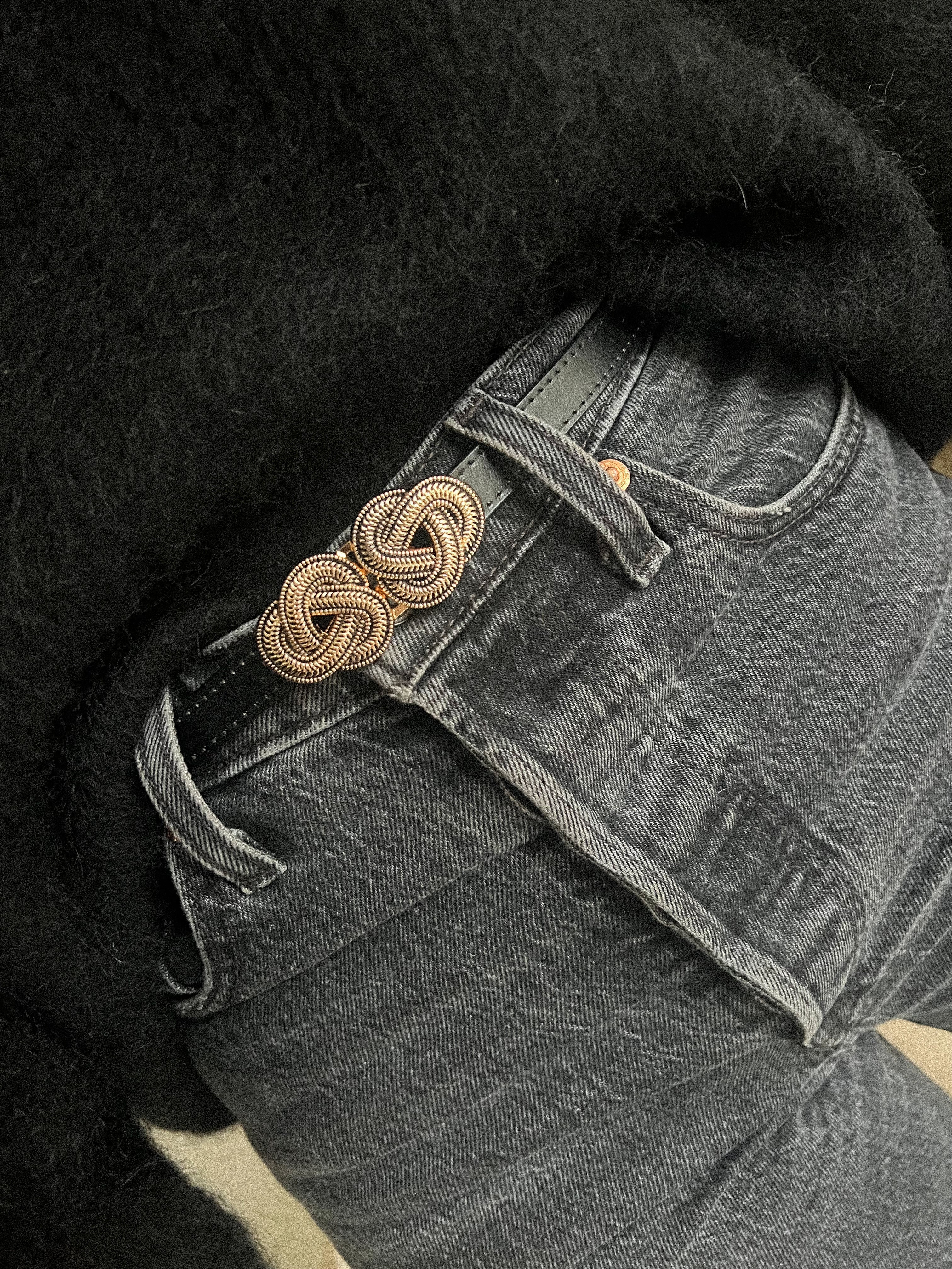 Ceinture Cuir Kim - Noire
