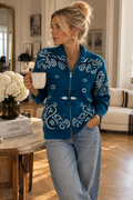 Gilet Orlando Bleu Canard