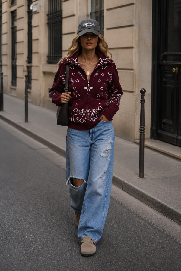 Strickweste Orlando Bordeaux