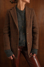 Blazer Gaspard Cuadros Marrón