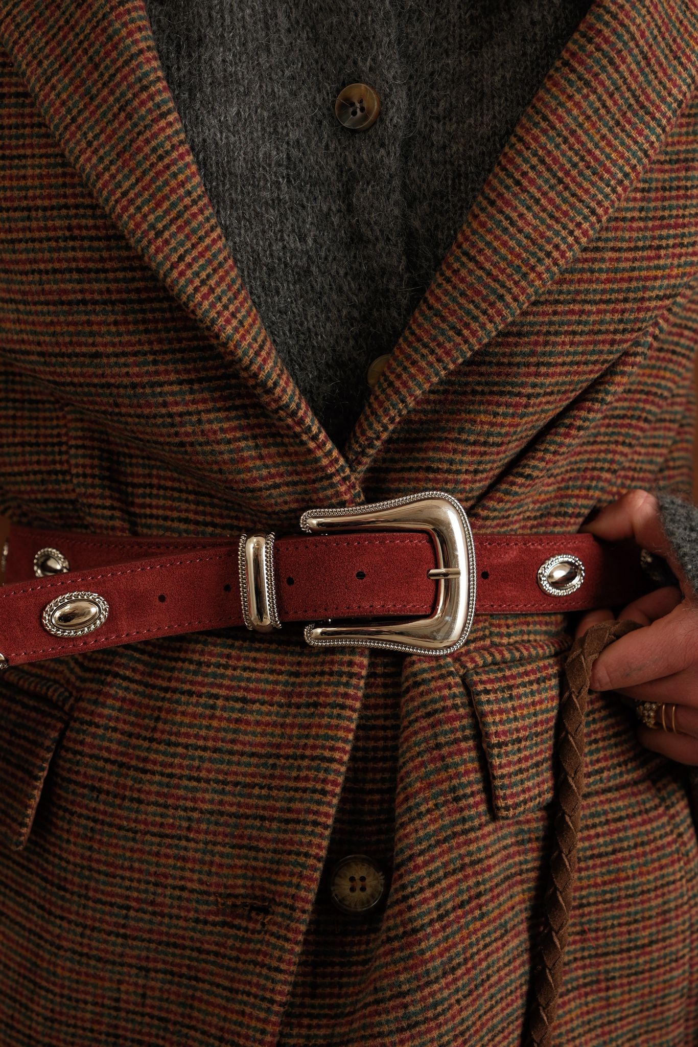 Blazer Gaspard Cuadros Marrón