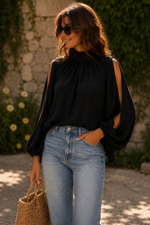 Blusa Emma - Negro