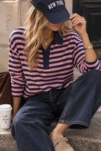 Polo Oscar Marine/Rose
