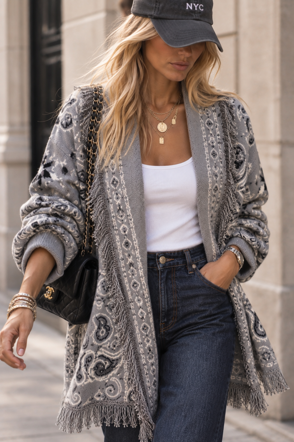 Cardigan Billy grigio