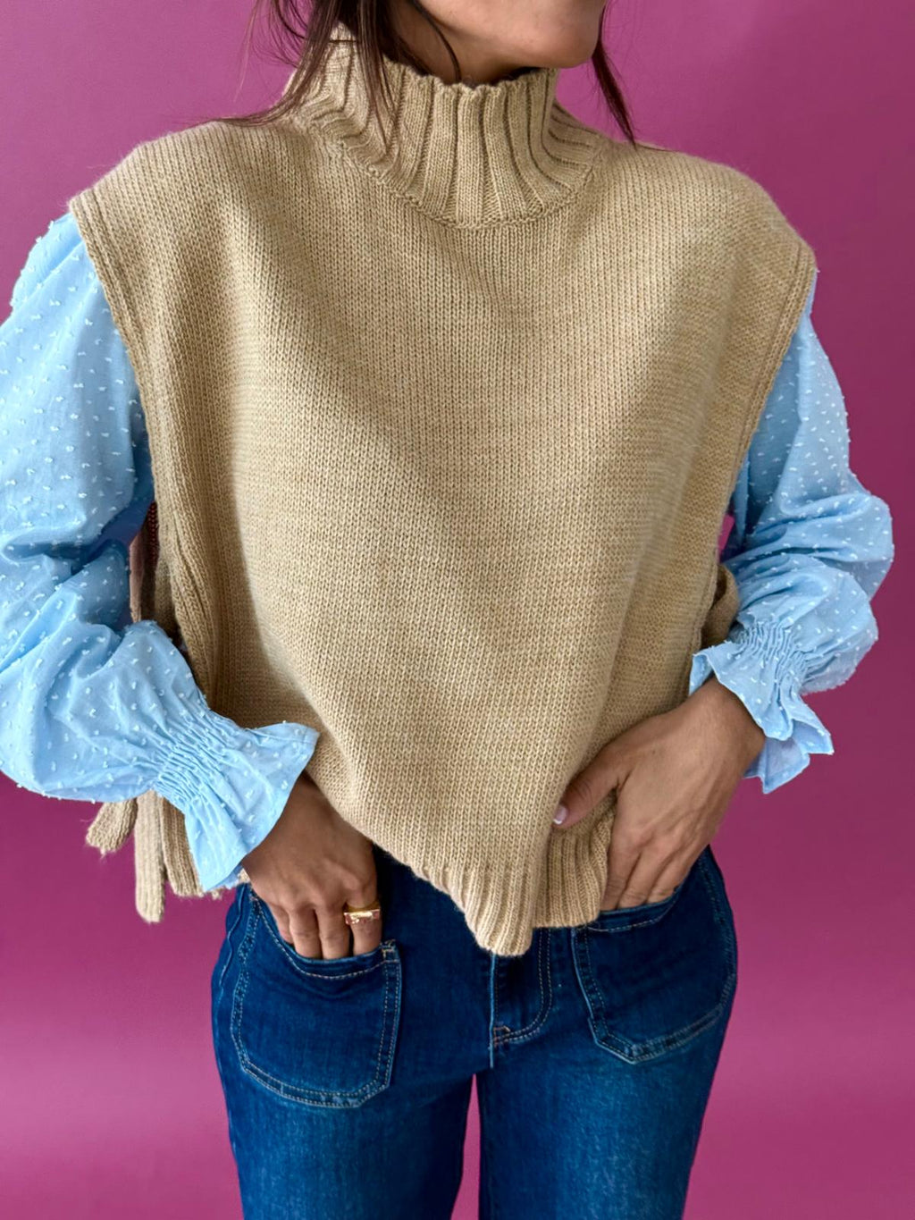 Gilet Julieta Beige