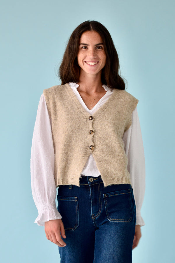 Chaleco Rous Beige