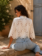 Blusa Butterfly - Blanco