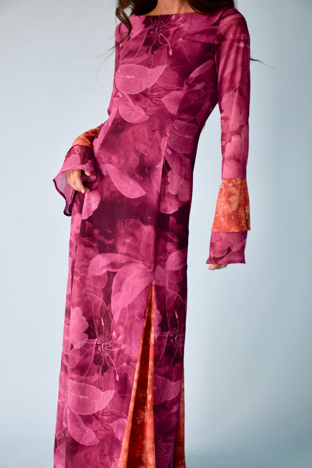 Vestido Camila Burdeos