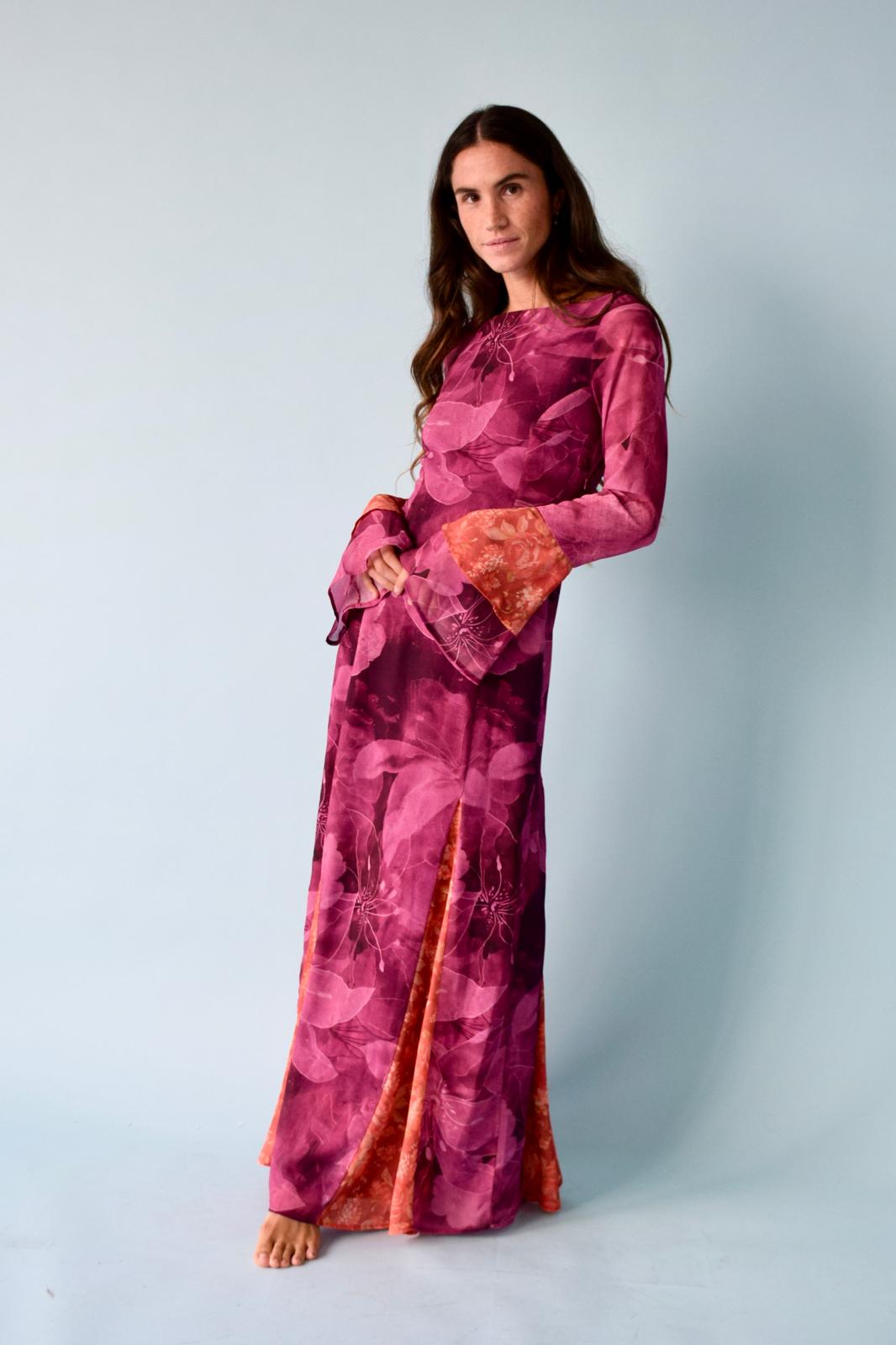 Vestido Camila Burdeos