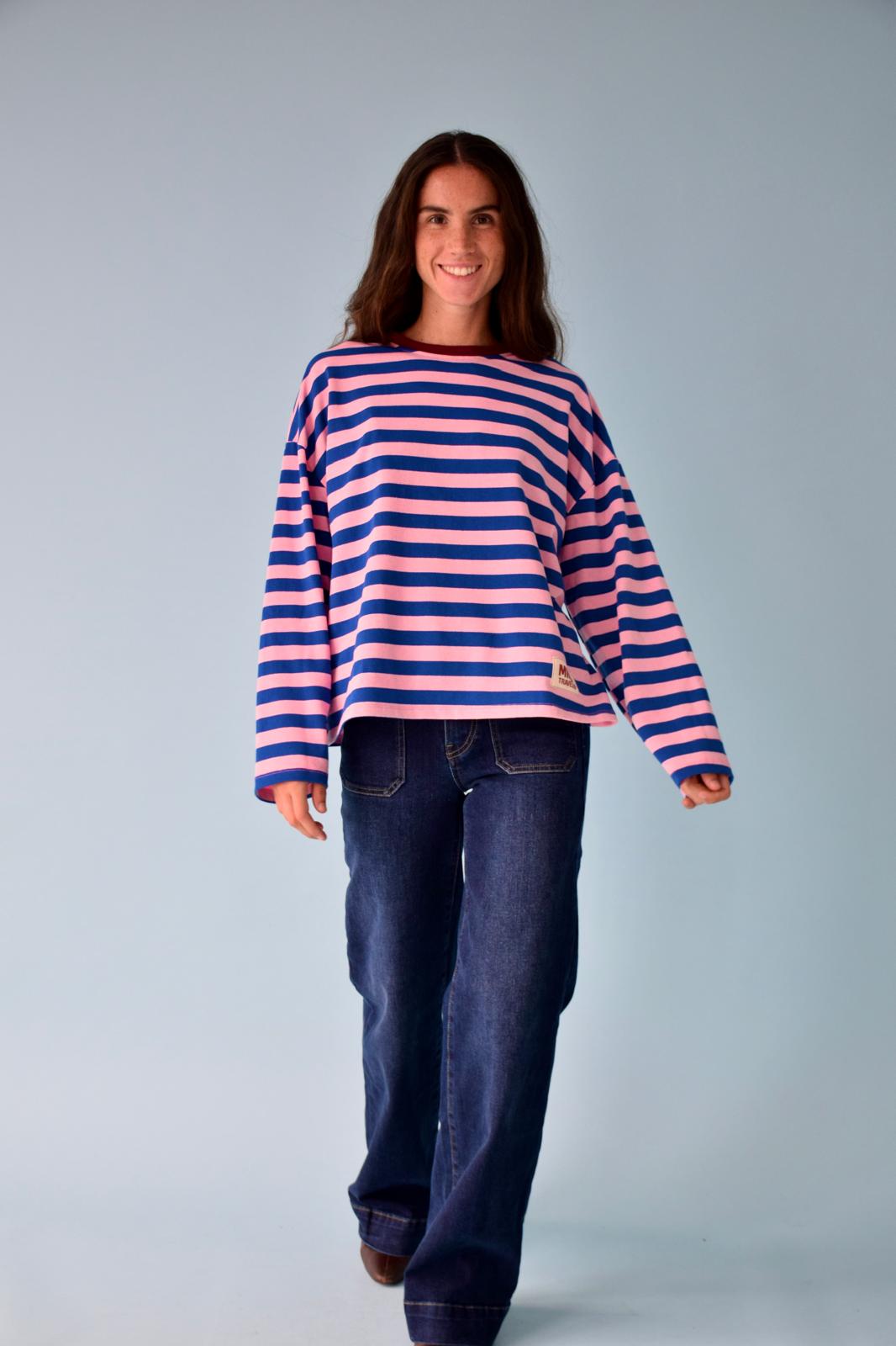 Núria Blue Y Pink T-Shirt