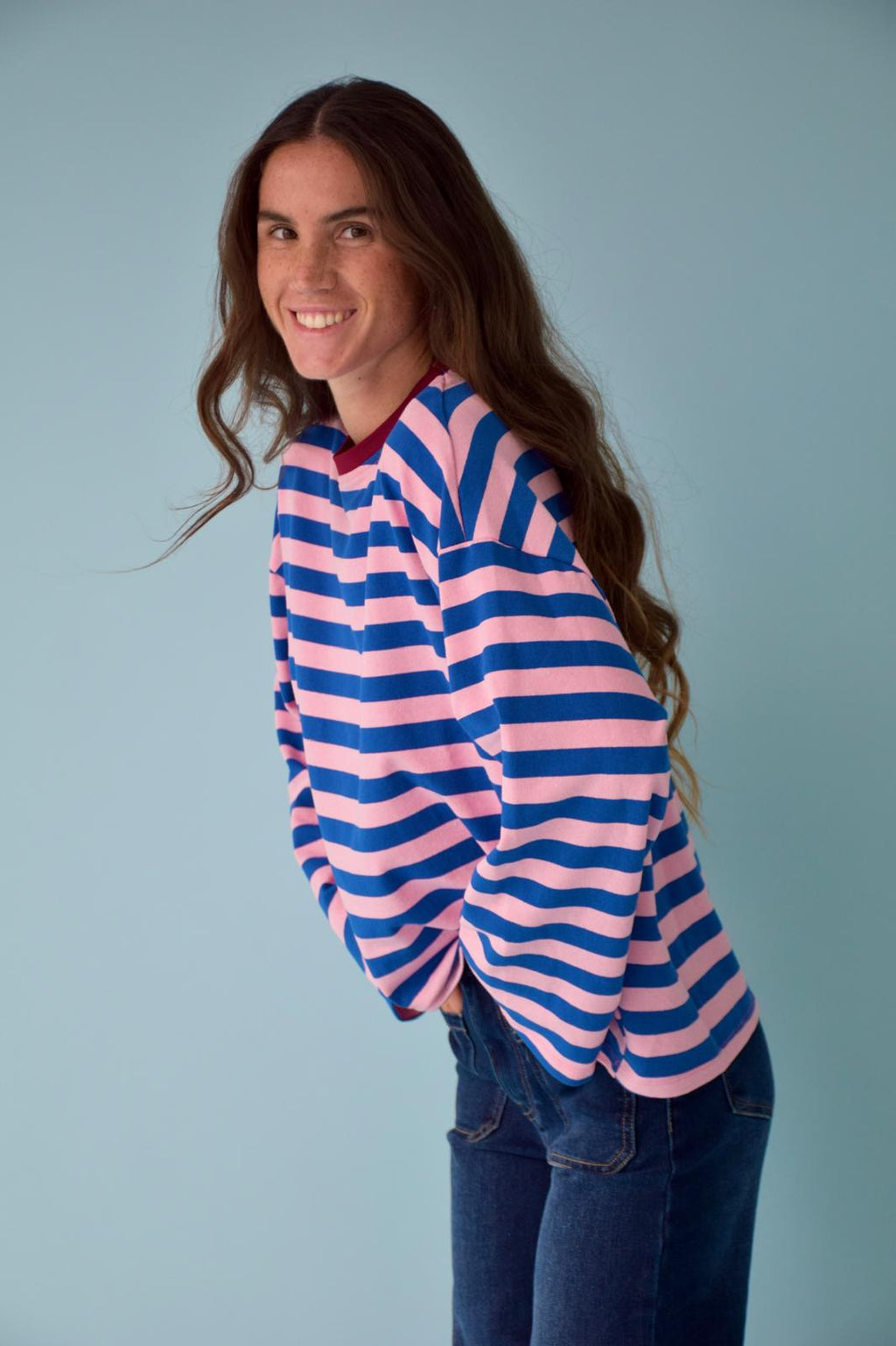 Núria Blue Y Pink T-Shirt