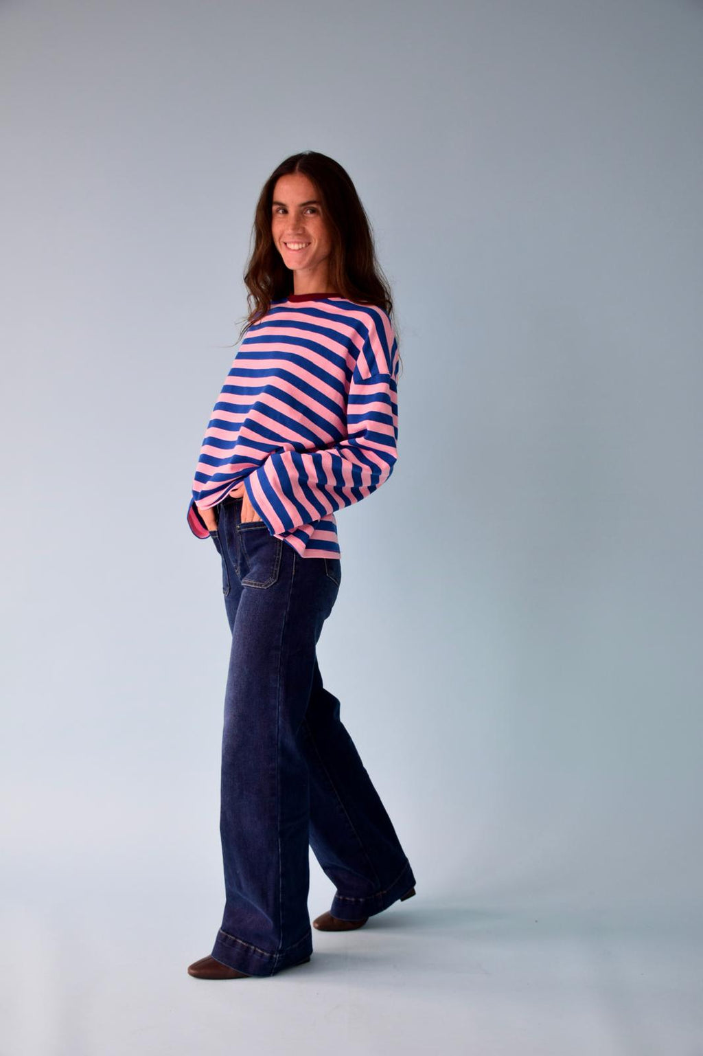 Núria Blue Y Pink T-Shirt
