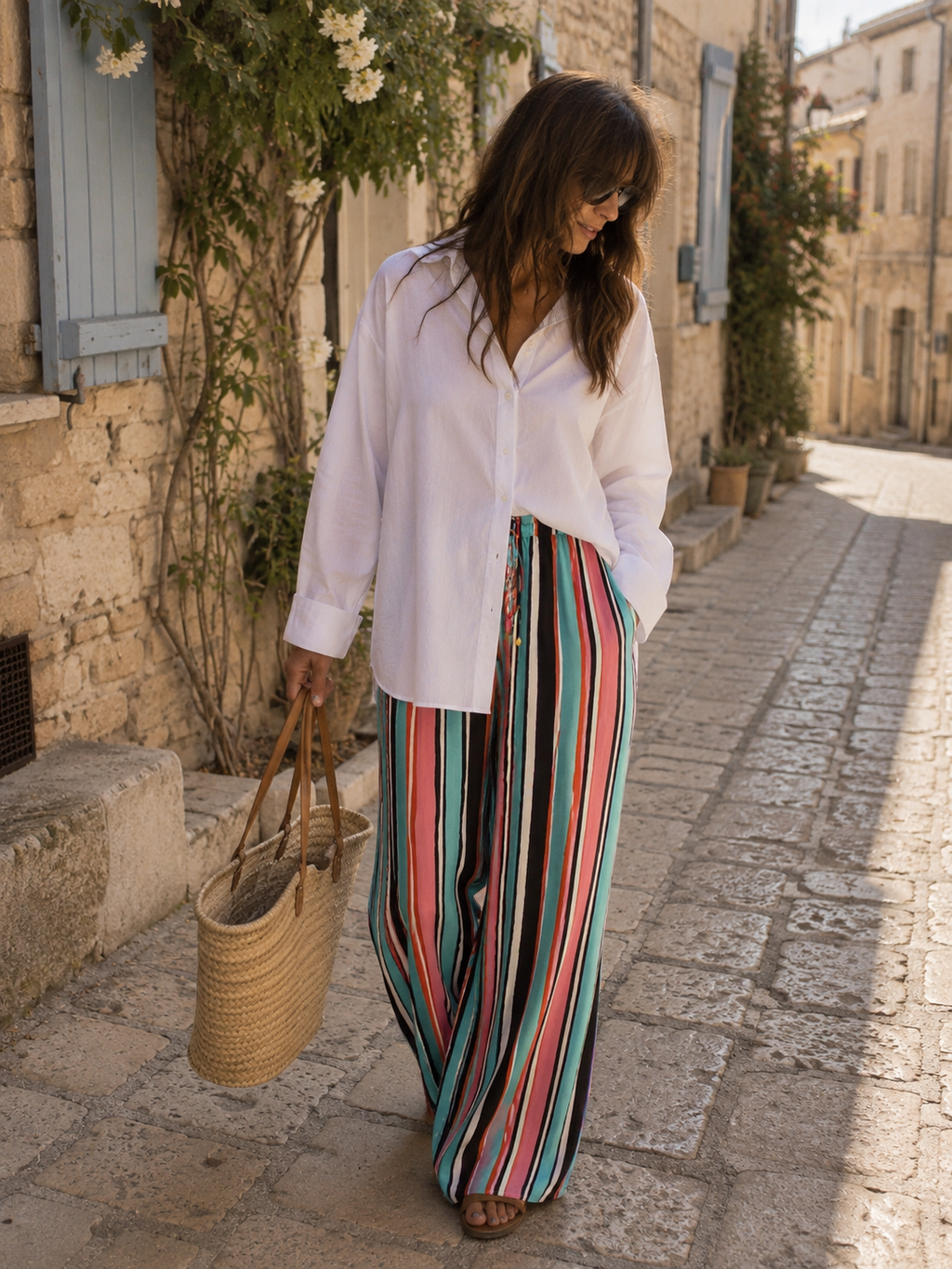 Napoli Trousers - Turquoise