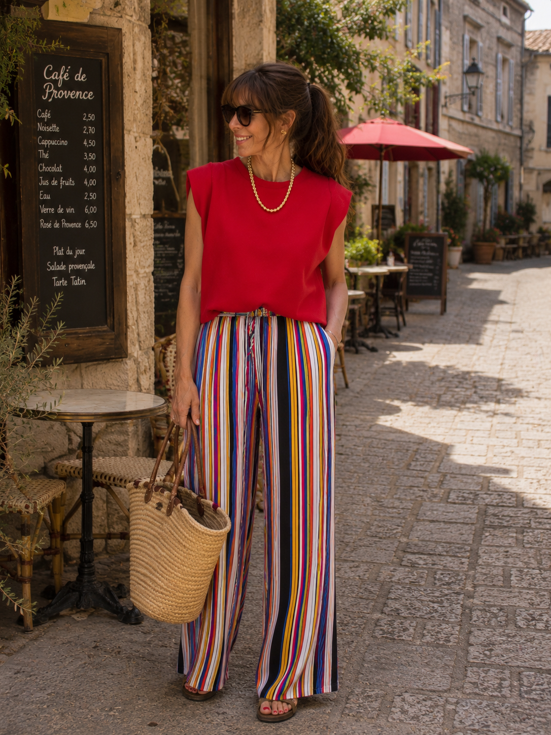 Positano Trousers - Blue