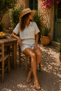 Chemise Palmy - Bleu
