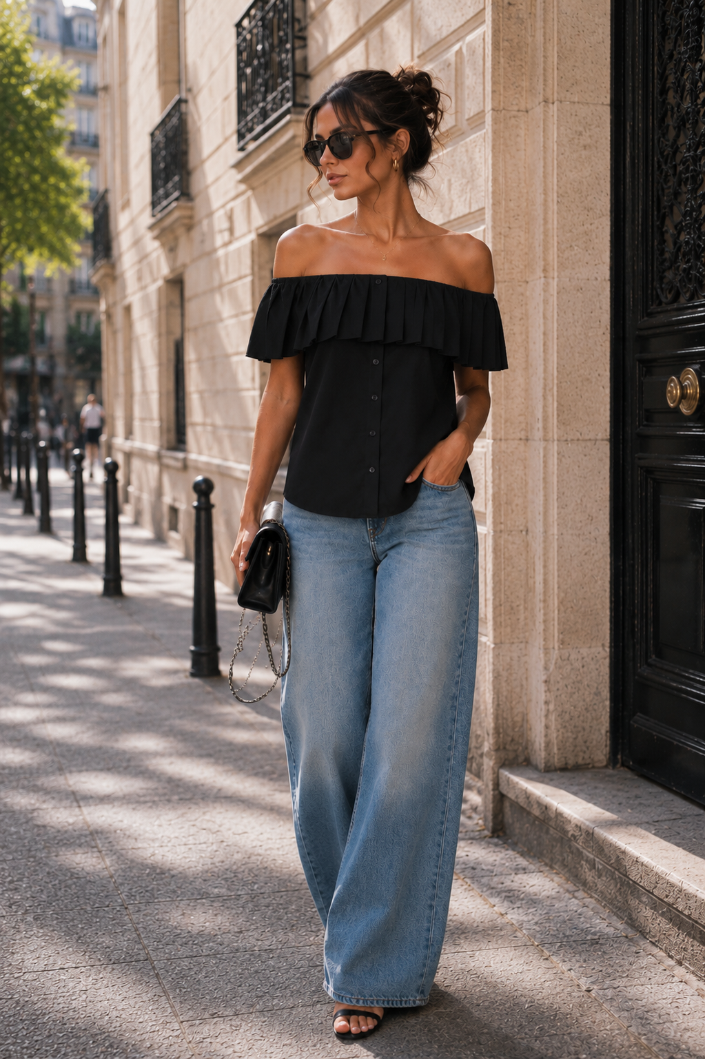 Iris Top - Black
