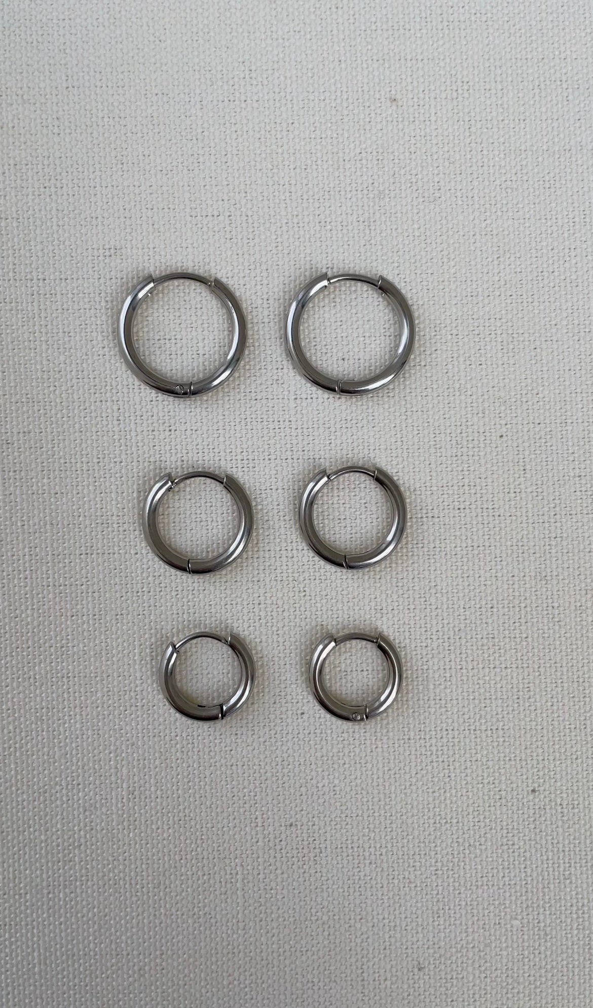 Ohrringe Thin Classic Hoops