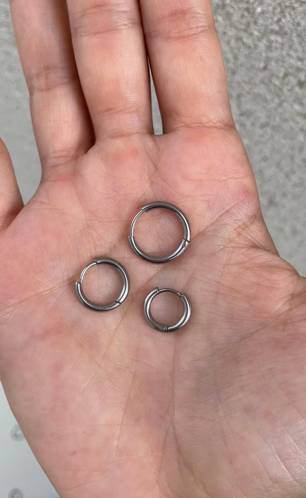 Ohrringe Thin Classic Hoops