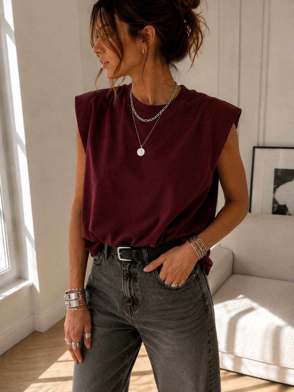 Five Top - Burgundy