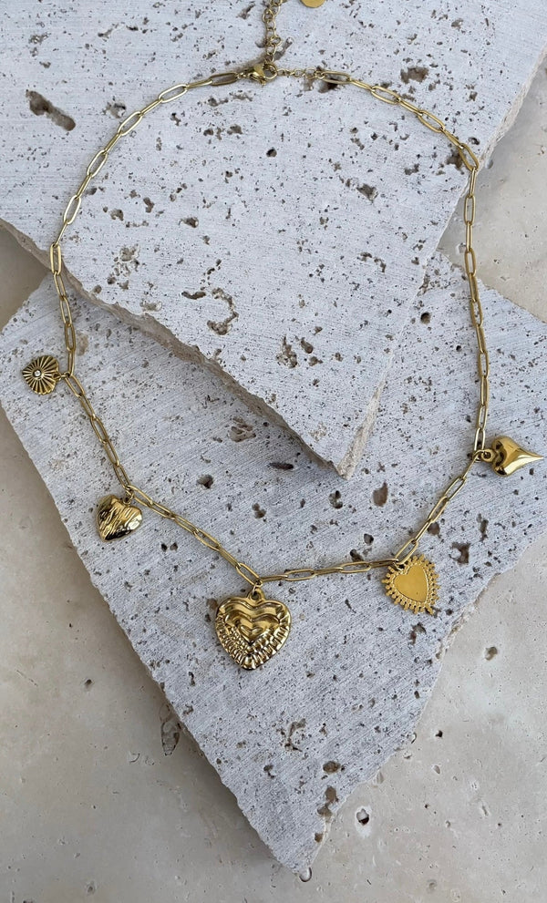 Ketting Multiple Heart