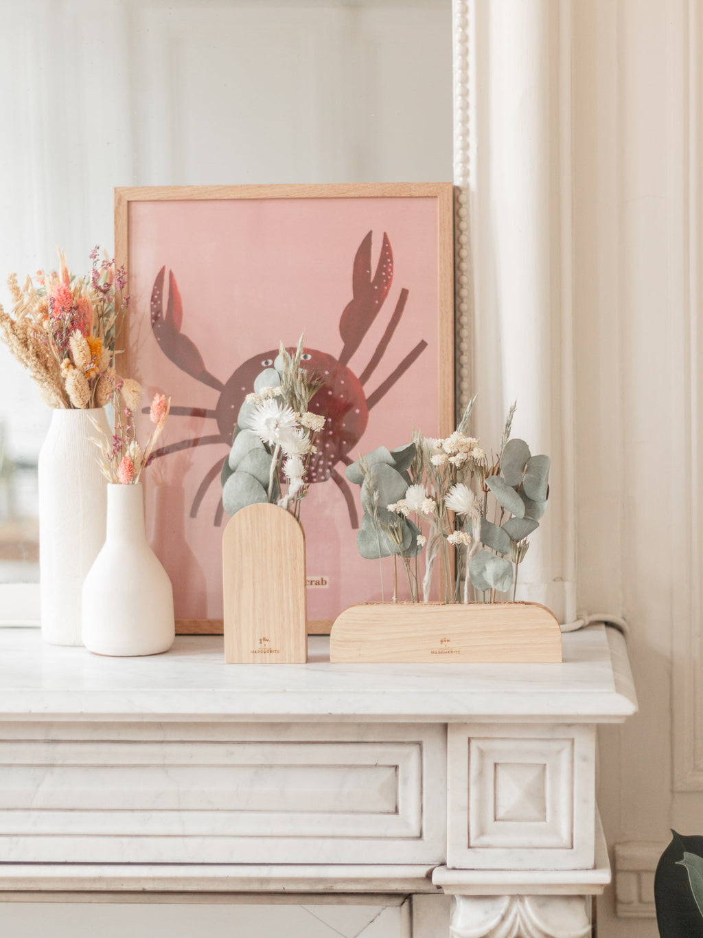 Green Woodpecker Single-Stem Vase