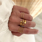 “Lia” Steel Ring