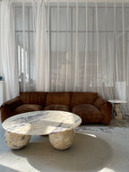 Calacata Viola Marble Coffee Table