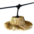 Tahiti - Guirnalda con cable E27 - Paja - Beige