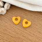 Coeur "Lovo" acétate-Boucles d'oreilles-instants-plaisirs-Jaune-Instants Plaisirs | Bijoux