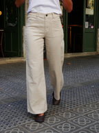 Vaqueros Valeria beige