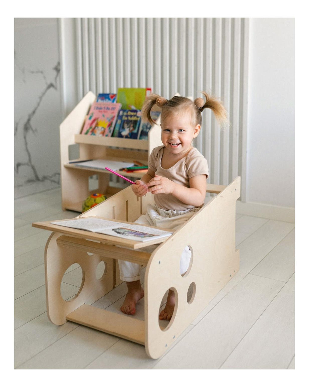 3-in-1 Montessori Learning Tower – Independence & Safety