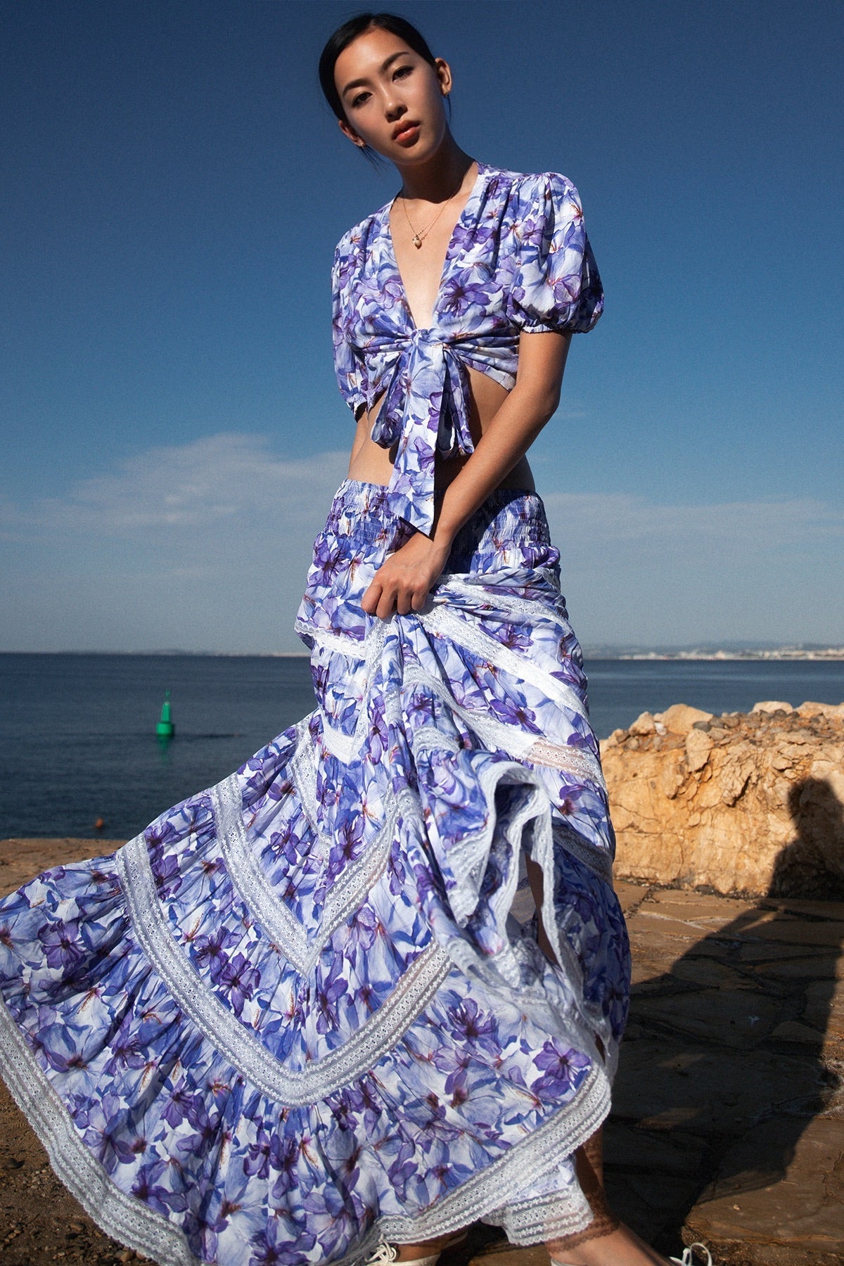 Falda Thea - Viola