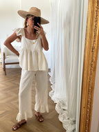 Pantalón Palma Crema