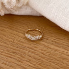 Anillo “Garance” bañado en oro-Anillos-instants-plaisirs-50-Instants Plaisirs | Joyas