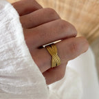 Bague Aya - Acier