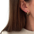 Pendientes Aros Acero Leopardo “Lovo”