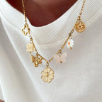 Collar de acero "Eloria"-Collares-Instants Plaisirs • Joyas-Instants Plaisirs | Joyas
