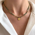 Collar de piedra de turmalina del desierto