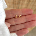 Gold-plated “Filine” earrings-Instants-Plaisirs-Instants Plaisirs earrings | Jewelry