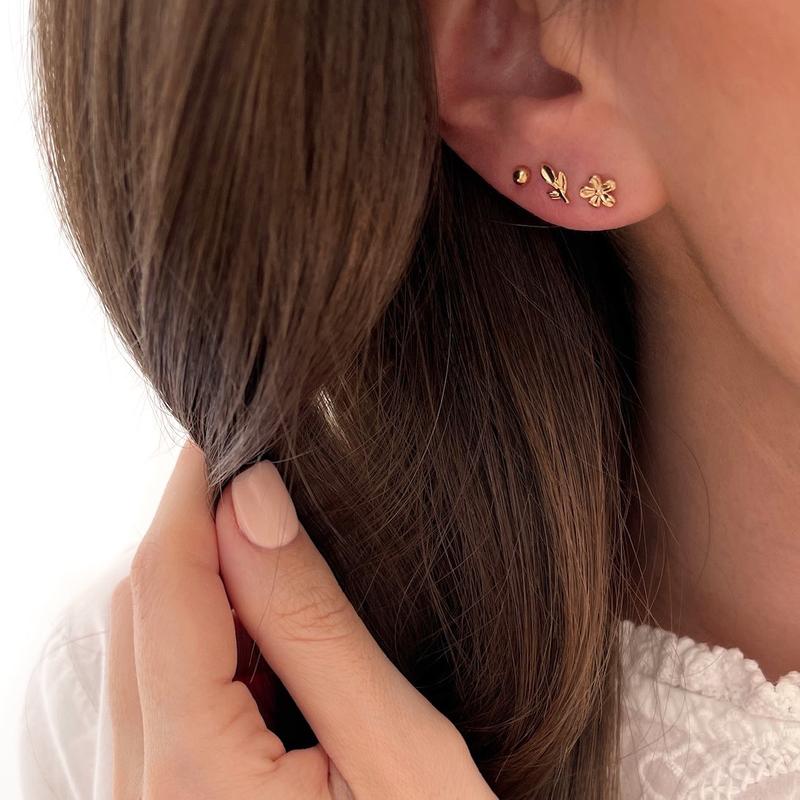 Gold-plated “Filine” earrings-Instants-Plaisirs-Instants Plaisirs earrings | Jewelry