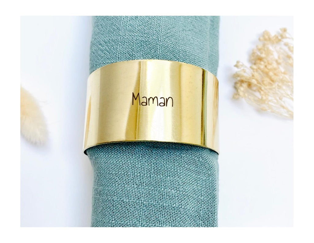 Personalized Brass Napkin Ring