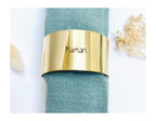 Personalized Brass Napkin Ring