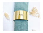 Personalized Brass Napkin Ring