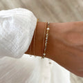 Pulsera de acero y jaspe "Wallis"-Pulseras-Instants Plaisirs • Joyas-Instants Plaisirs | Joyas