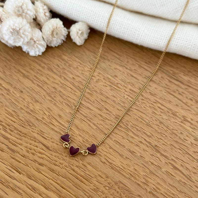 Collier "Melina" acier-Colliers-Instants Plaisirs • Bijoux-Instants Plaisirs | Bijoux