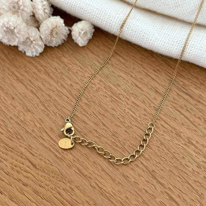 Collier "Melina" acier-Colliers-Instants Plaisirs • Bijoux-Instants Plaisirs | Bijoux