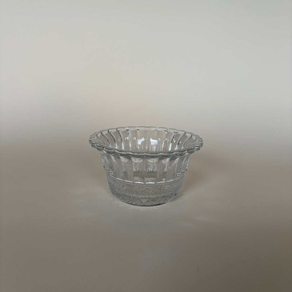 Coupelle En Verre Sicelé Vintage