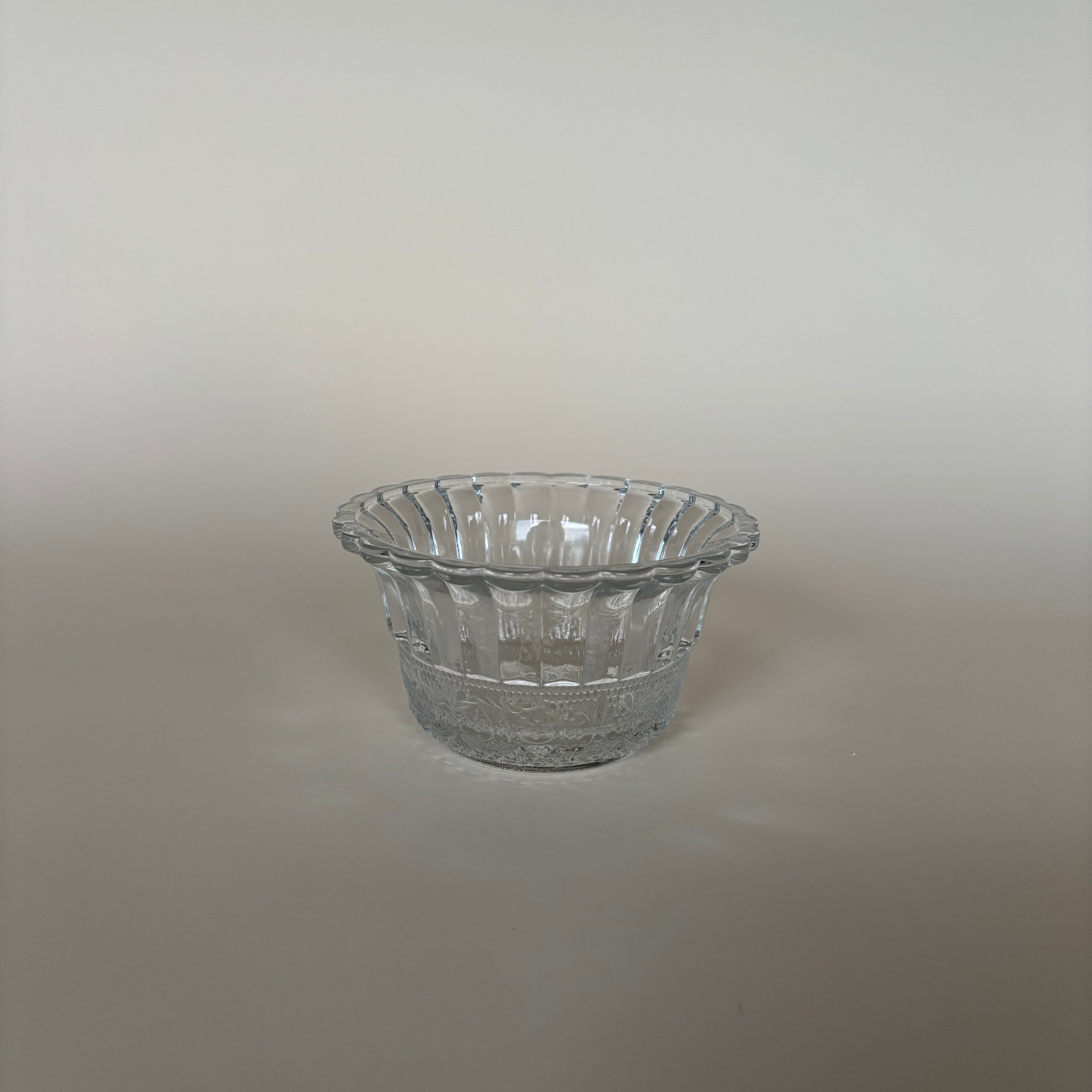 Coupelle En Verre Sicelé Vintage
